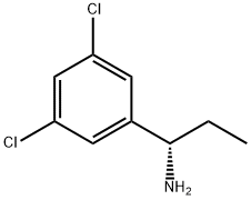 (1S)-1-(3,5-DICHLOROPHENYL)PROPYLAMINE Structure