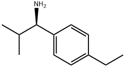 (1R)-1-(4-ETHYLPHENYL)-2-METHYLPROPAN-1-AMINE,1213068-12-2,结构式