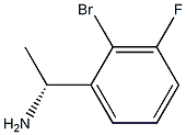 (1R)-1-(2-BROMO-3-FLUOROPHENYL)ETHYLAMINE Struktur