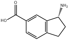(3R)-3-AMINOINDANE-5-CARBOXYLIC ACID 化学構造式