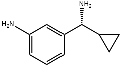 (1R)(3-AMINOPHENYL)CYCLOPROPYLMETHYLAMINE Structure