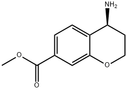 METHYL(4S)-4-AMINOCHROMANE-7-CARBOXYLATE Struktur