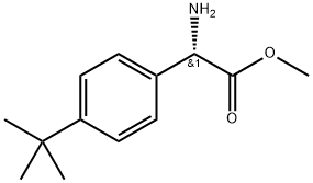 METHYL(2S)-2-AMINO-2-[4-(TERT-BUTYL)PHENYL]ACETATE,1213398-95-8,结构式