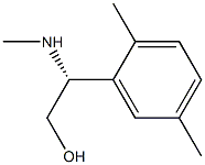 (2R)-2-(2,5-DIMETHYLPHENYL)-2-(METHYLAMINO)ETHAN-1-OL Struktur
