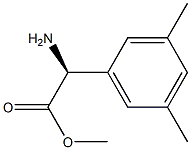 METHYL(2S)-2-AMINO-2-(3,5-DIMETHYLPHENYL)ACETATE Structure