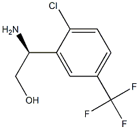 (2S)-2-AMINO-2-[2-CHLORO-5-(TRIFLUOROMETHYL)PHENYL]ETHAN-1-OL 结构式