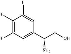(2R)-2-AMINO-2-(3,4,5-TRIFLUOROPHENYL)ETHAN-1-OL 化学構造式