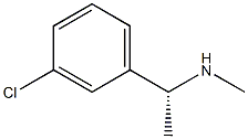 [(1R)-1-(3-CHLOROPHENYL)ETHYL](METHYL)AMINE Structure