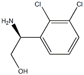 (2S)-2-AMINO-2-(2,3-DICHLOROPHENYL)ETHAN-1-OL 化学構造式