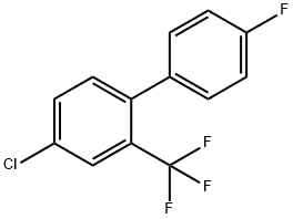 4-氯-4'-氟-2-(三氟甲基)-1,1'-联苯 结构式