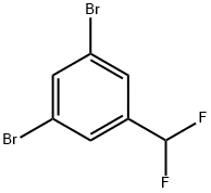 1,3-dibromo-5-(difluoromethyl)benzene 化学構造式