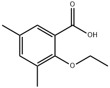 2-Ethoxy-3,5-dimethylbenzoic acid Struktur