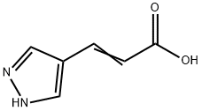 2-Propenoic acid, 3-(1H-pyrazol-4-yl)- Structure