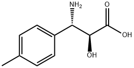 (2S,3S)-Amino-2-hydroxy-3-(4-methyl-phenyl)-propionic     acid Structure