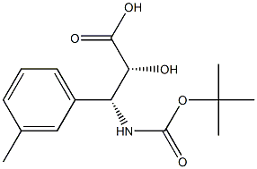 N-(Tert-Butoxy)Carbonyl (2R,3R)-3-Amino-2-hydroxy-3-m-tolylpropionic acid Structure