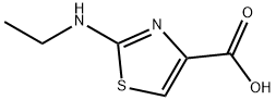 2-(乙基氨基)-1,3-噻唑-4-羧酸, 1219828-12-2, 结构式