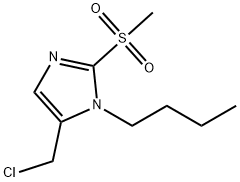 1-butyl-5-(chloromethyl)-2-methanesulfonyl-1H-imidazole Structure