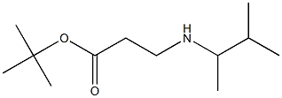 tert-butyl 3-[(3-methylbutan-2-yl)amino]propanoate, 1221341-32-7, 结构式