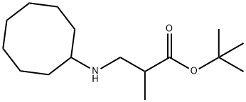 tert-butyl 3-(cyclooctylamino)-2-methylpropanoate Structure