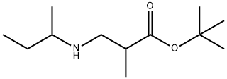 tert-butyl 3-[(butan-2-yl)amino]-2-methylpropanoate 结构式