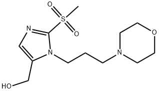 {2-methanesulfonyl-1-[3-(morpholin-4-yl)propyl]-1H-imidazol-5-yl}methanol, 1221342-35-3, 结构式