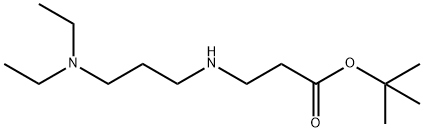 tert-butyl 3-{[3-(diethylamino)propyl]amino}propanoate Struktur