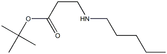 tert-butyl 3-(pentylamino)propanoate 化学構造式