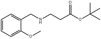 tert-butyl 3-{[(2-methoxyphenyl)methyl]amino}propanoate,1221346-18-4,结构式