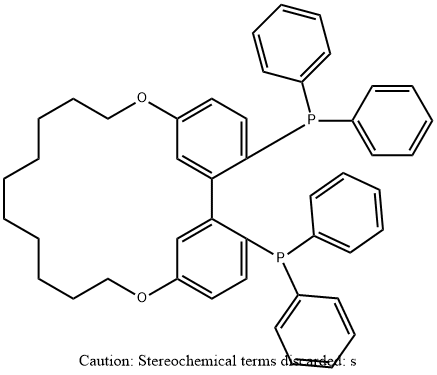 16,26-双(二苯基膦基)-3,14-二噁英-1,2(1,3)-二苯并环四癸烷, 1225281-43-5, 结构式