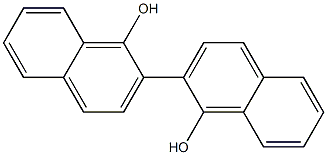 S-[2,2'-binaphthalene]-1,1'-diol Structure