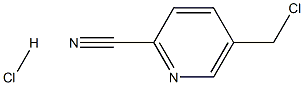 5-(Chloromethyl)picolinonitrile hydrochloride Struktur