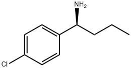 (1S)-1-(4-CHLOROPHENYL)BUTYLAMINE Struktur