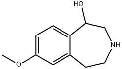 7-methoxy-2,3,4,5-tetrahydro-1H-3-benzazepin-1-ol Structure