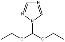 1H-1,2,4-Triazole, 1-(diethoxymethyl)- Structure