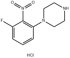 1-(3-Fluoro-2-nitrophenyl)piperazine hydrochloride Structure