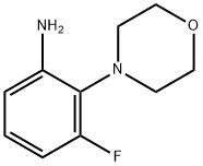 3-Fluoro-2-morpholinoaniline Structure