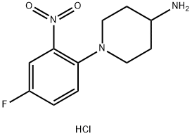 1-(4-Fluoro-2-nitrophenyl)piperidin-4-amine hydrochloride price.