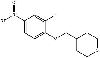 4-[(2-Fluoro-4-nitrophenoxy)methyl]tetrahydro-2H-pyran