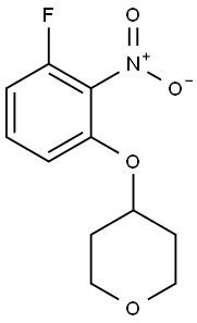 4-(3-Fluoro-2-nitrophenoxy)tetrahydro-2H-pyran|1233953-06-4