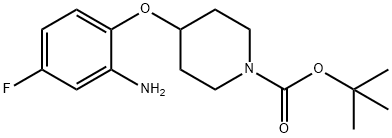 tert-Butyl 4-(2-amino-4-fluorophenoxy)piperidine-1-carboxylate