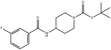 tert-Butyl 4-(3-fluorobenzamido)piperidine-1-carboxylate|1233955-01-5