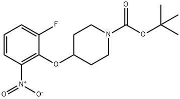 tert-Butyl 4-(2-fluoro-6-nitrophenoxy)piperidine-1-carboxylate