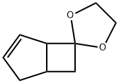 spiro[bicyclo[3.2.0]hept[3]ene-6,2'-[1,3]dioxolane] Structure