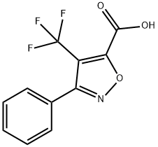 3-phenyl-4-(trifluoromethyl)isoxazole-5-carboxylic acid,1236188-80-9,结构式