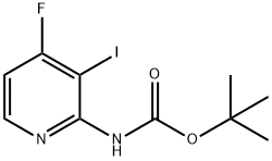 tert-butyl 4-fluoro-3-iodopyridin-2-ylcarbamate Structure