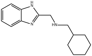 1H-benzimidazol-2-yl-N-(cyclohexylmethyl)methanamine Structure