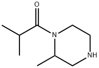 2-methyl-1-(2-methylpiperazin-1-yl)propan-1-one, 1240565-73-4, 结构式