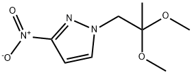 1-(2,2-dimethoxypropyl)-3-nitro-1H-pyrazole, 1240566-63-5, 结构式