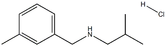 [(3-methylphenyl)methyl](2-methylpropyl)amine hydrochloride,1240567-30-9,结构式