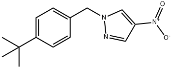 1-[(4-tert-butylphenyl)methyl]-4-nitro-1H-pyrazole Structure